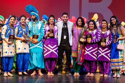 Bhangra Empire teachers together at a past event
