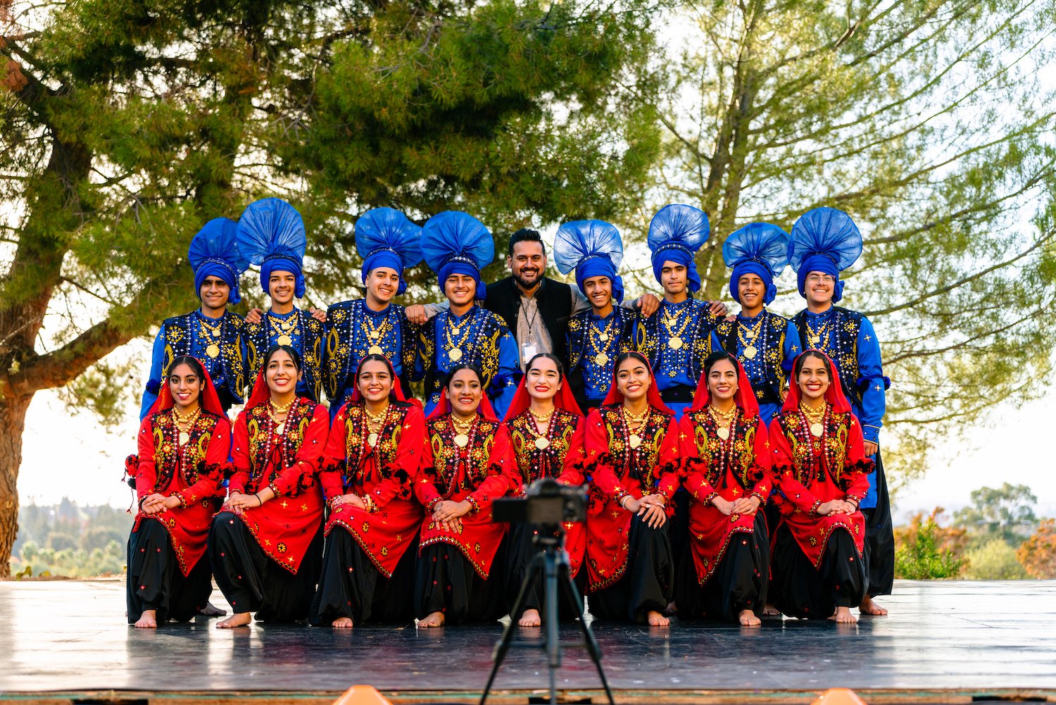 Kids and adults together on the Bhangra Empire Dance Off stage