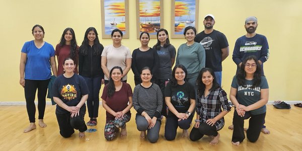 Large Fremont Beginner Adults Bhangra class group