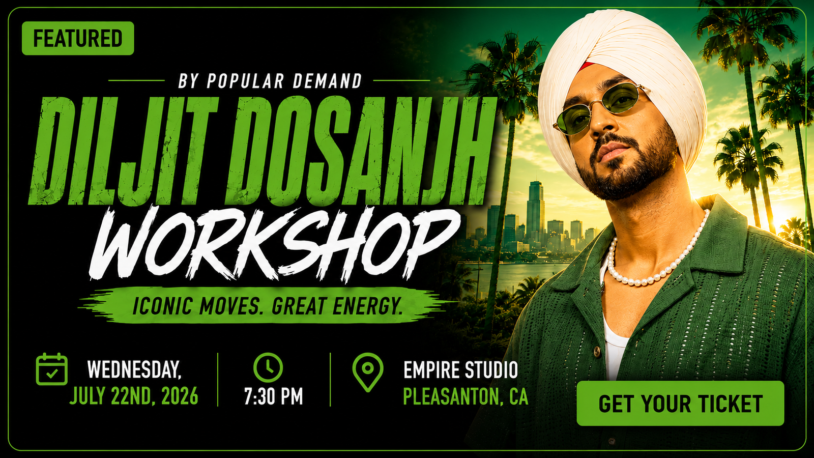 Diljit Summer Bhangra Workshop