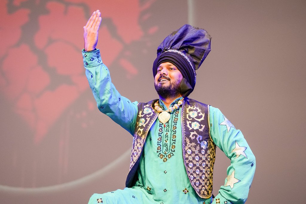 Advanced Bhangra dancer